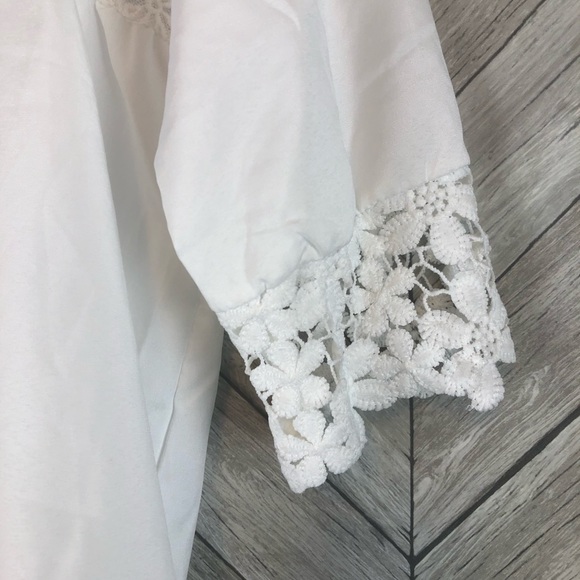 NWT OC Order Plus White Blouse Size Medium - Picture 2 of 7